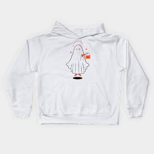 Fashion Ghost - Happy Halloween Kids Hoodie